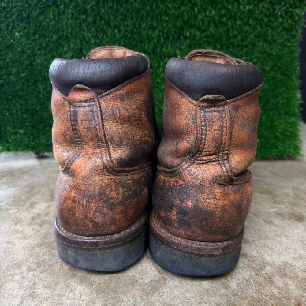 Red Wing Irish Setter Boots Hiking Made in USA Vintage 70s Mens 13 D